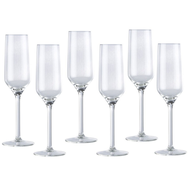 48x Champagneglas/glazen 22 centiliter - Top Merken Winkel